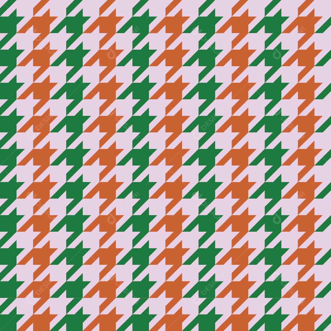 Padrão Houndstooth Vetor EPS