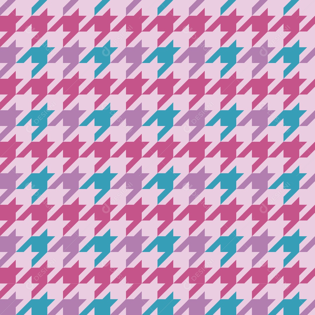 Padrão Houndstooth Vetor EPS