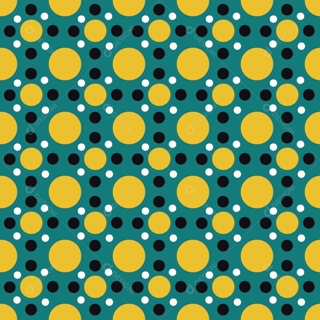 Padrão de Círculos Vetor EPS