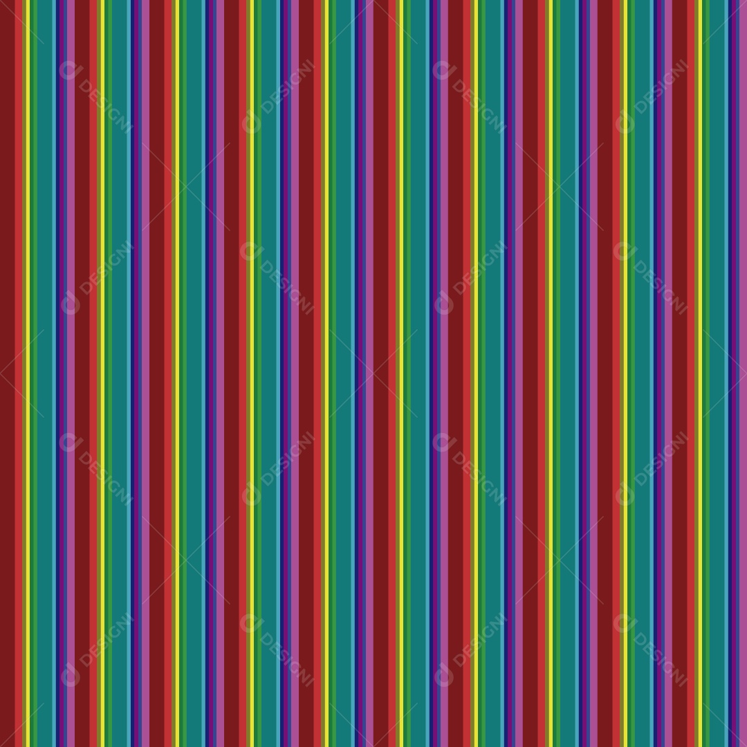 Padrão de Linhas Coloridas Vetor EPS