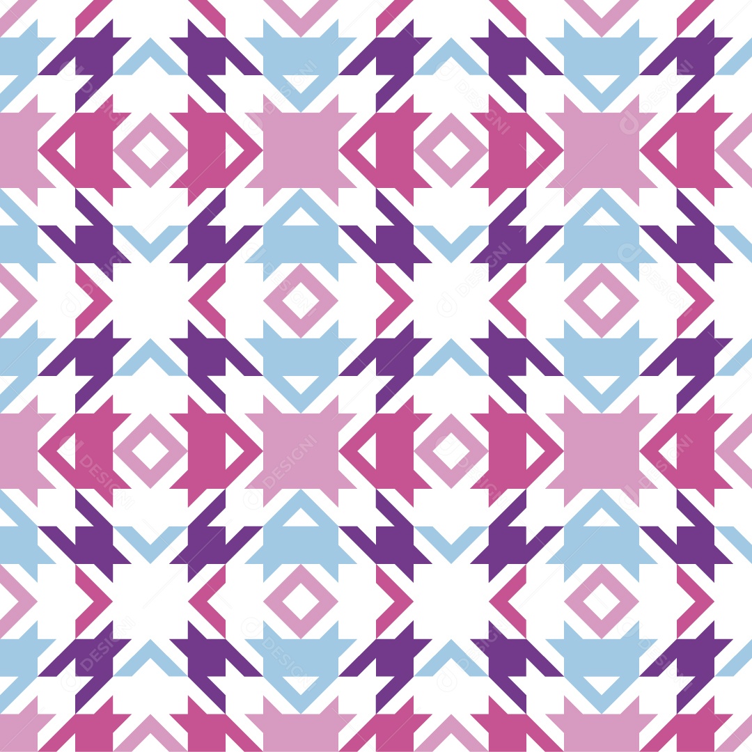 Padrão Houndstooth Vetor EPS