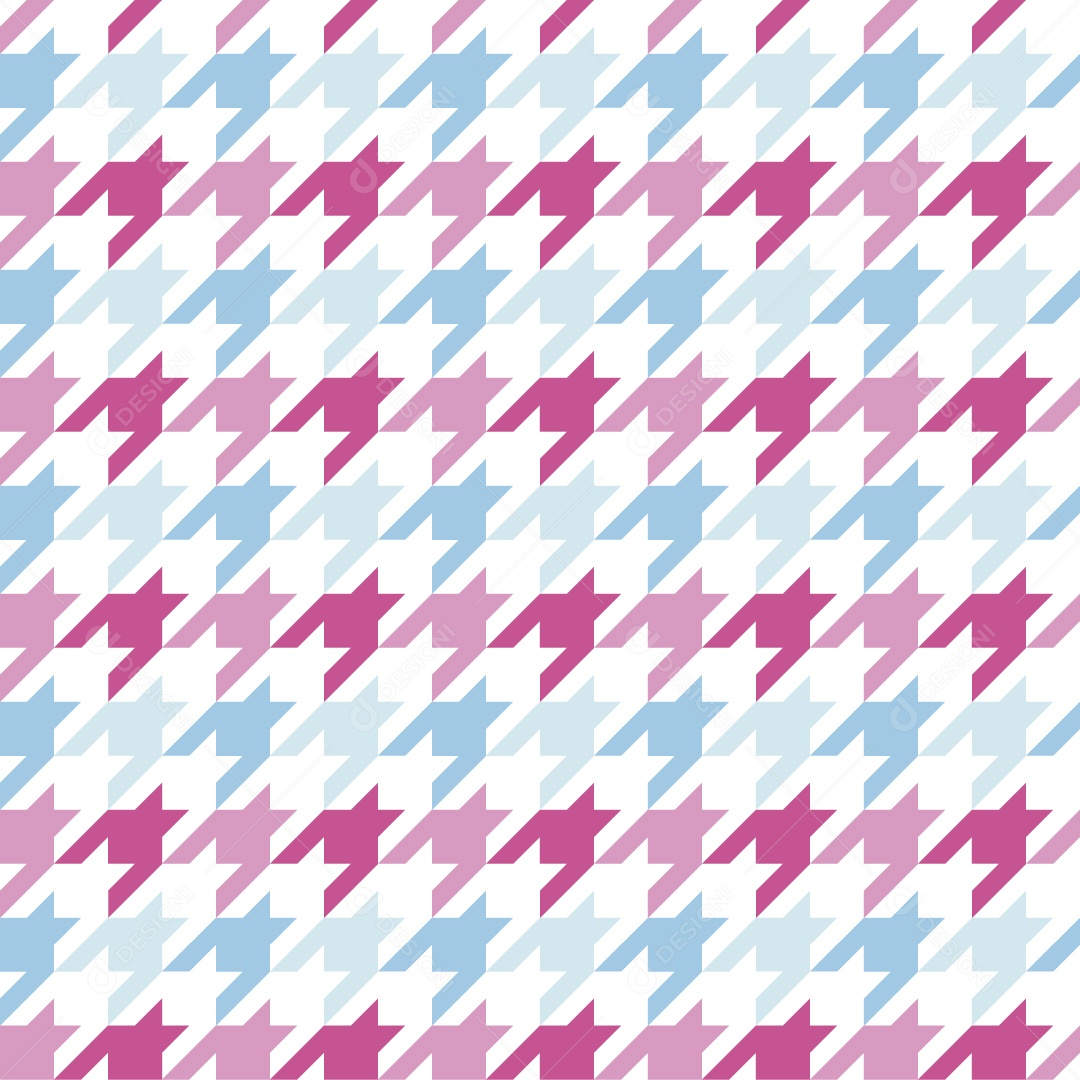 Padrão Houndstooth Vetor EPS