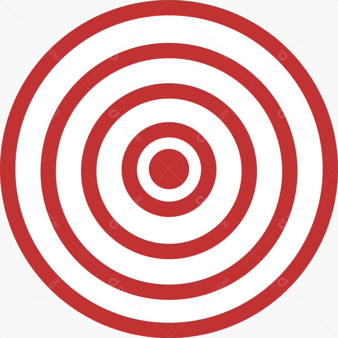 Alvo Vermelho Vetor EPS