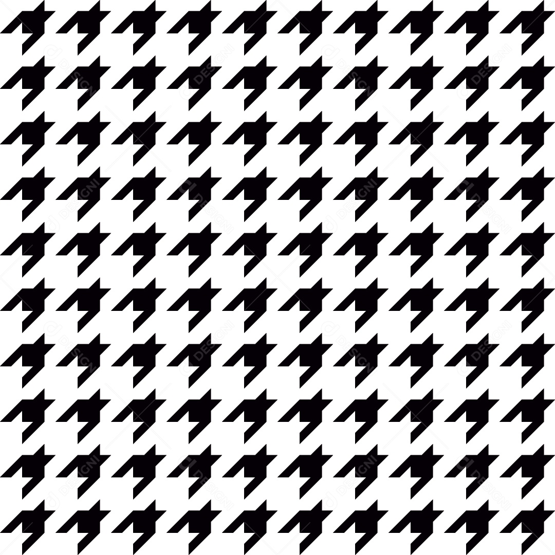 Padrão Houndstooth Vetor EPS