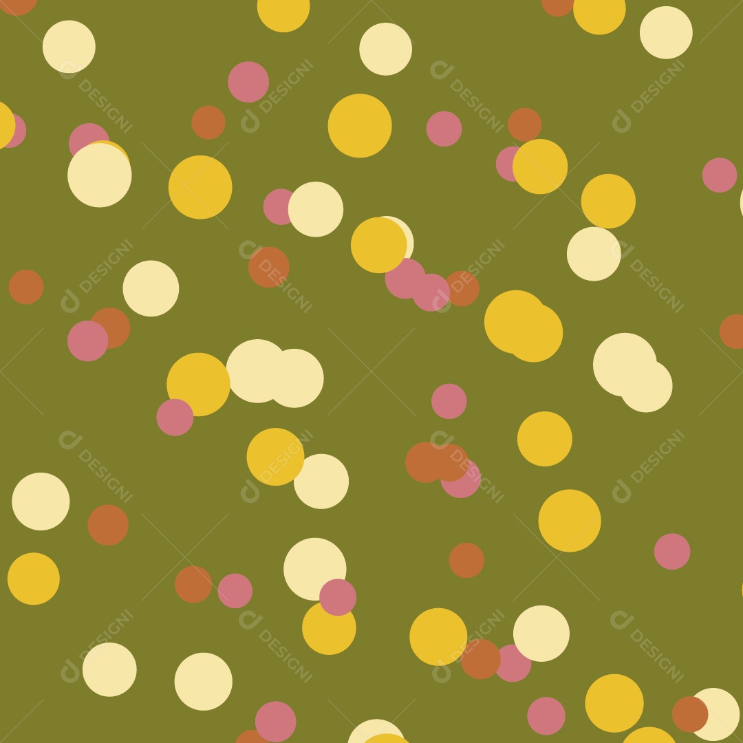 Padrão de Círculos Vetor EPS