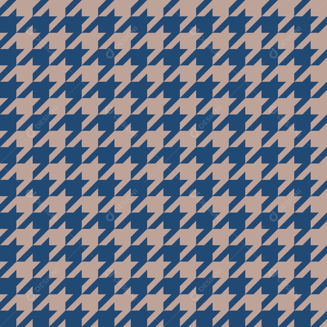 Padrão Houndstooth Vetor EPS
