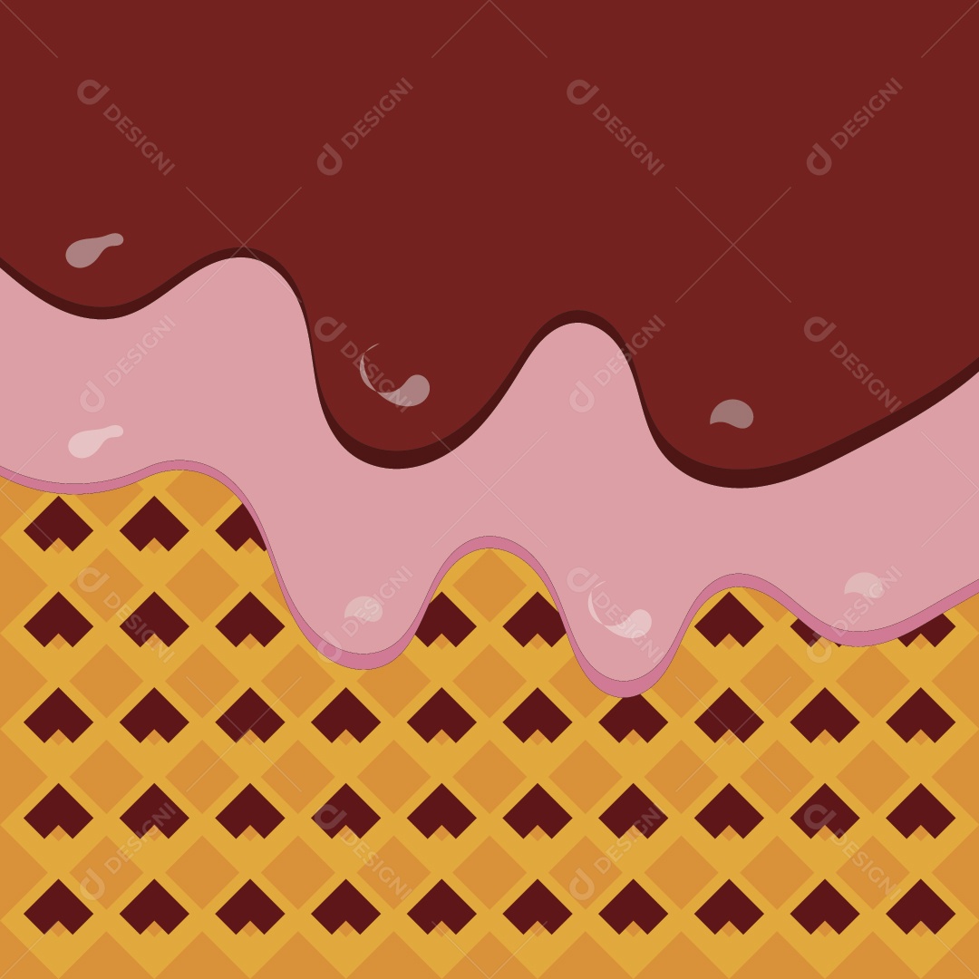 Padrão de Sorvete Vetor EPS