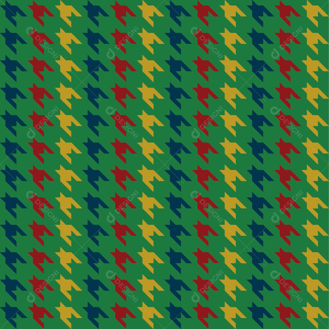 Padrão Houndstooth Vetor EPS