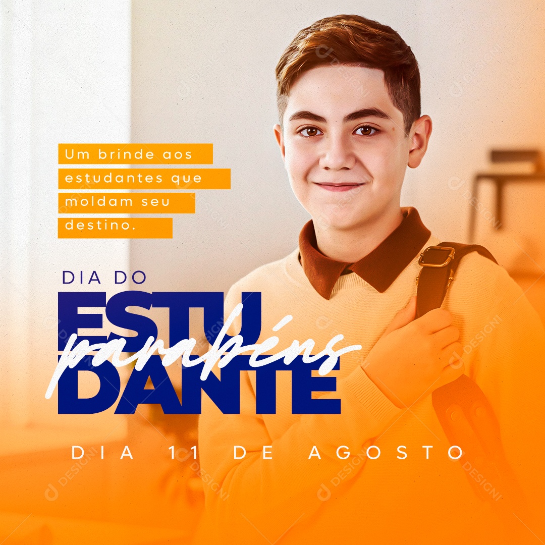 Dia do Estudante Social Media PSD Editável