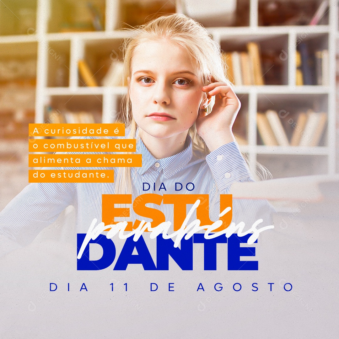Dia do Estudante Social Media PSD Editável