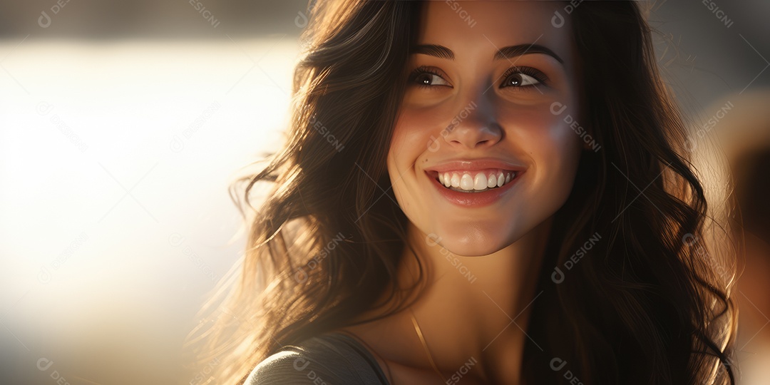 Linda jovem encantadora posando