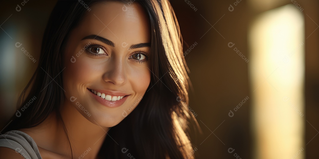 Linda jovem encantadora posando