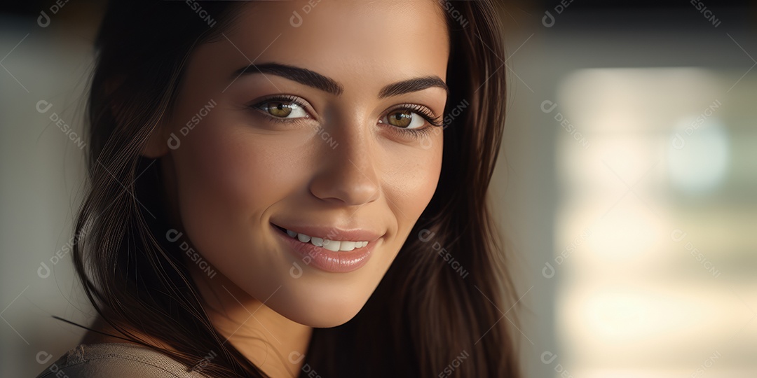 Linda jovem encantadora posando