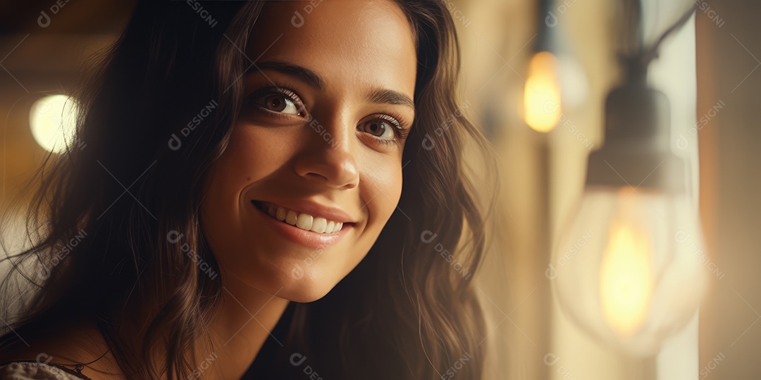 Linda jovem encantadora posando