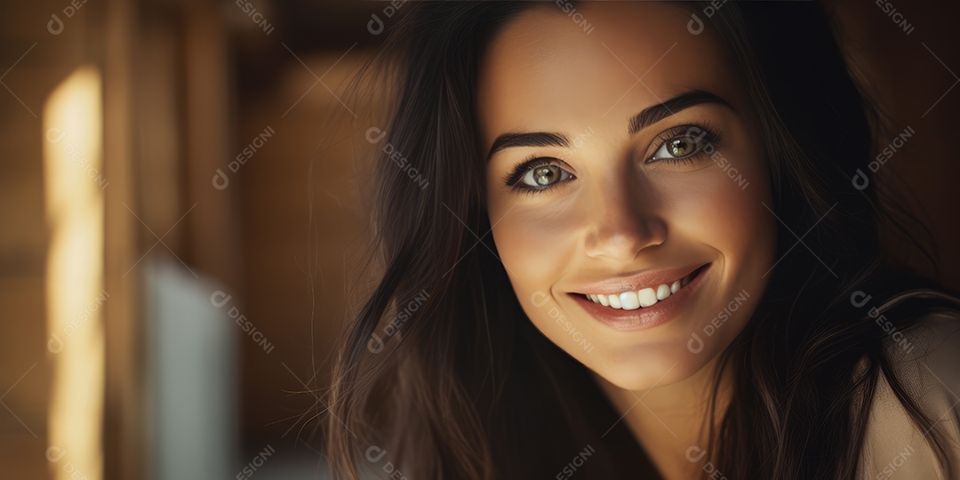 Linda jovem encantadora posando