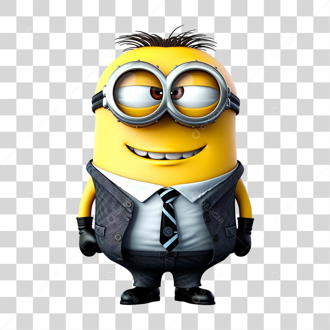 Minion Desenho Animado PNG Transparente