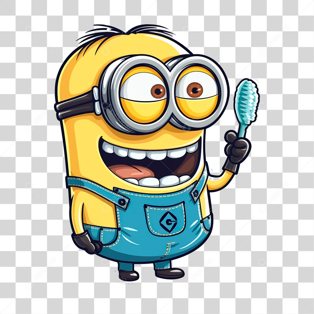 Minion Desenho Animado PNG Transparente