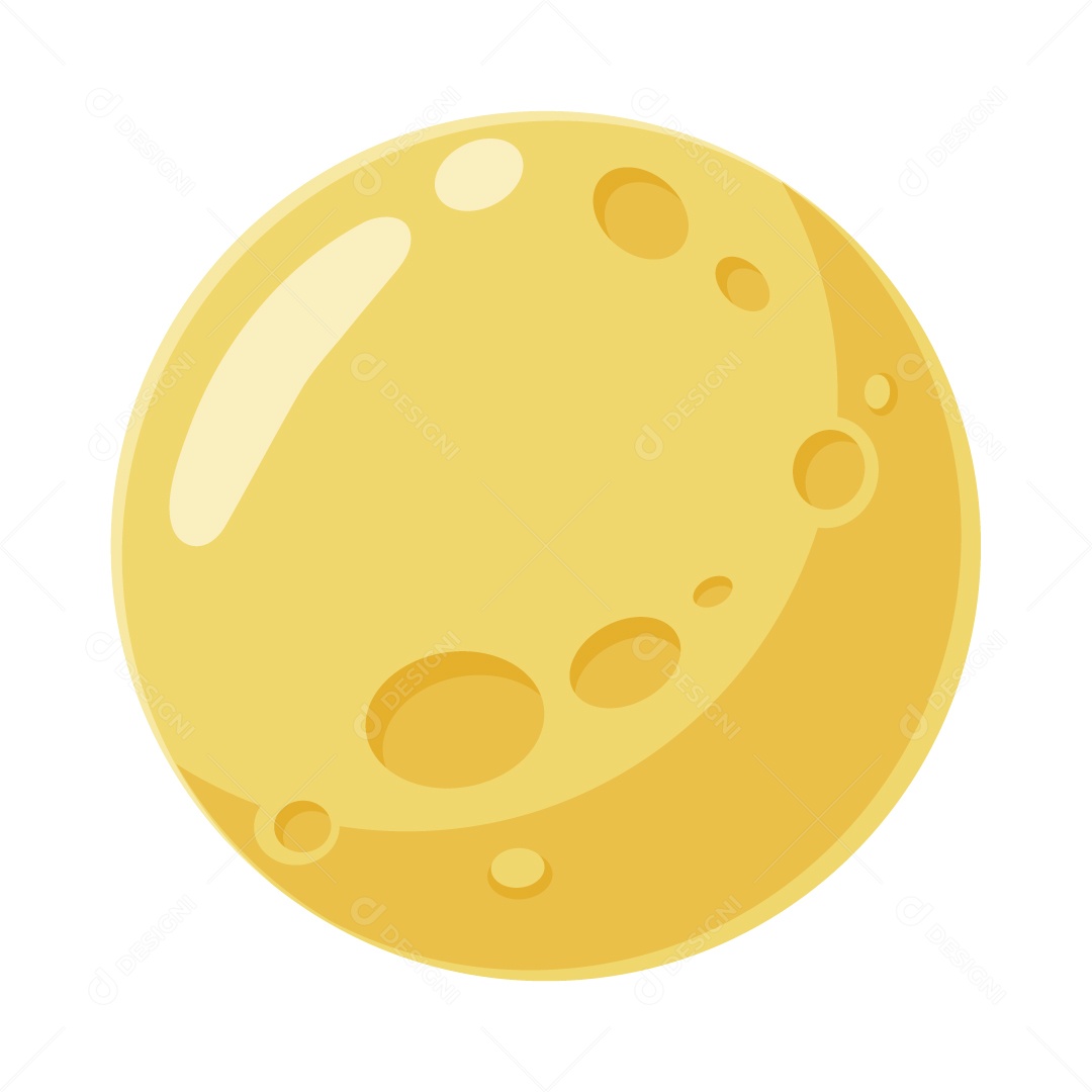 Lua Ilustração Vetor EPS