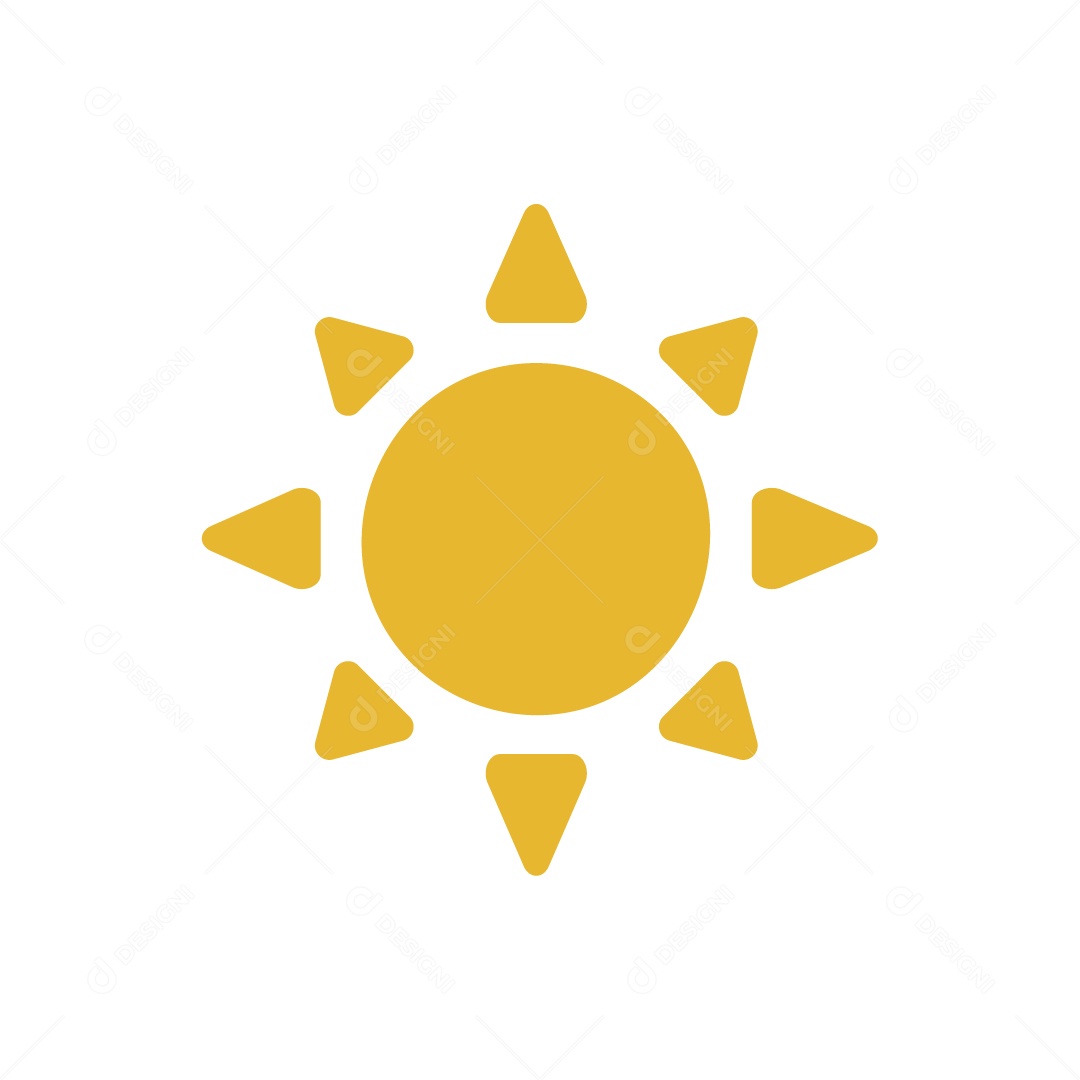 Ilustração do Sol Vetor EPS