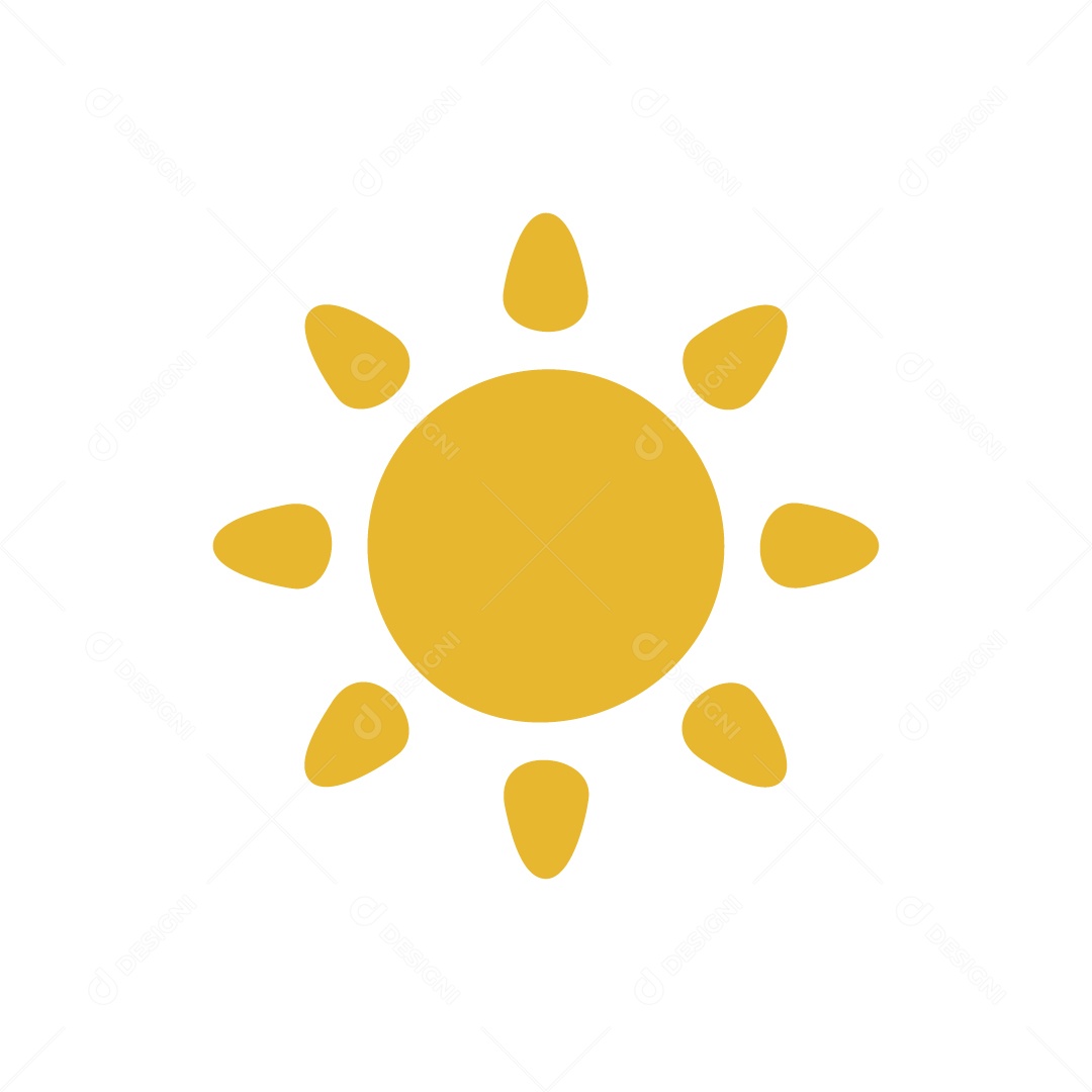 Ilustração do Sol Vetor EPS