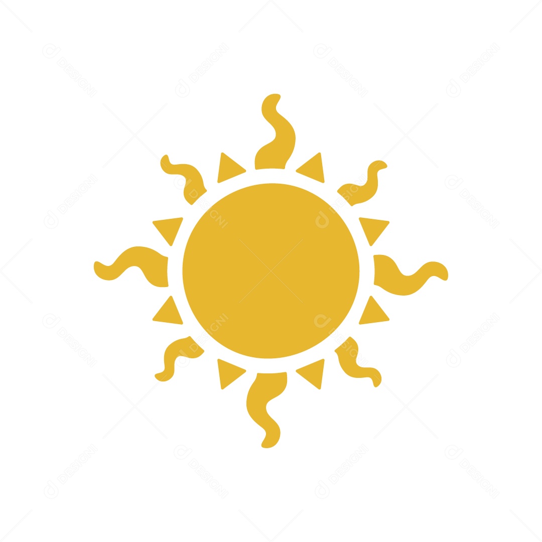 Ilustração do Sol Vetor EPS