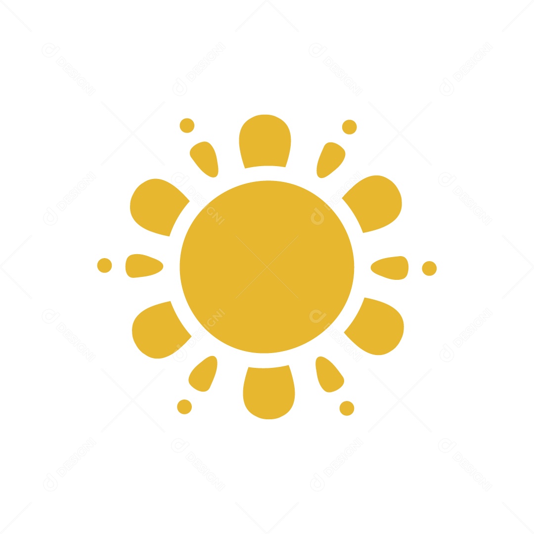 Ilustração do Sol Vetor EPS