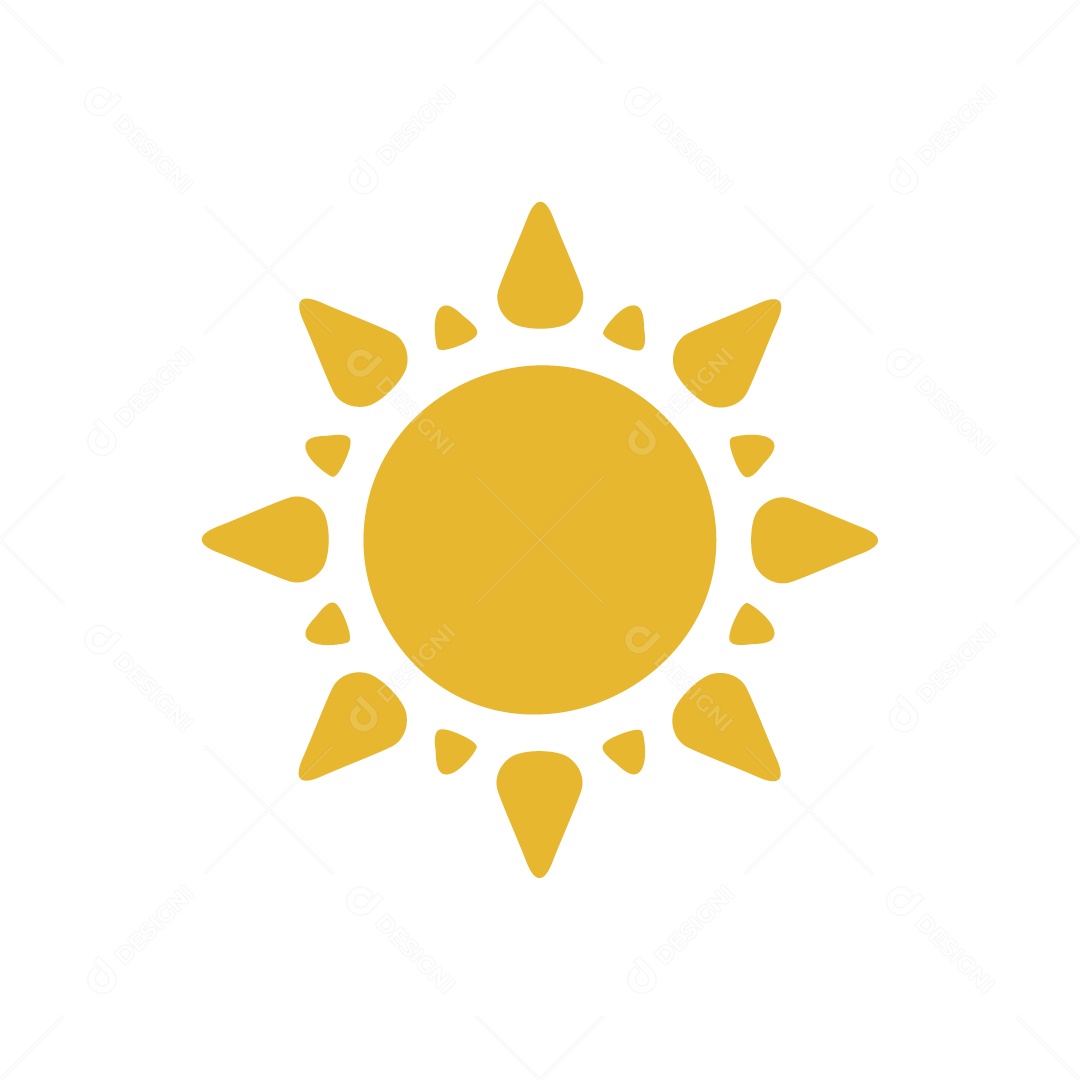 Sol Ilustração Vetor EPS