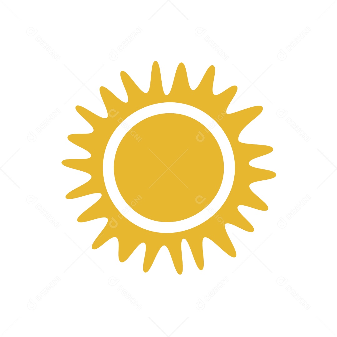 Sol Ilustração Vetor EPS