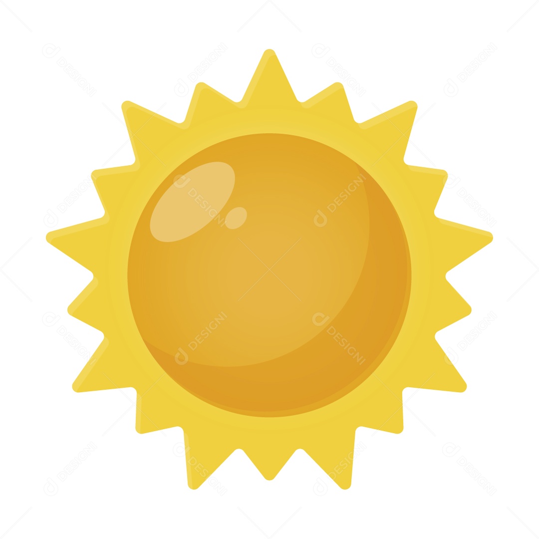 Sol Ilustração Vetor EPS