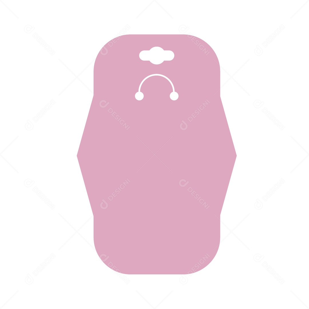 Ilustração de Etiqueta Rosa Vetor EPS