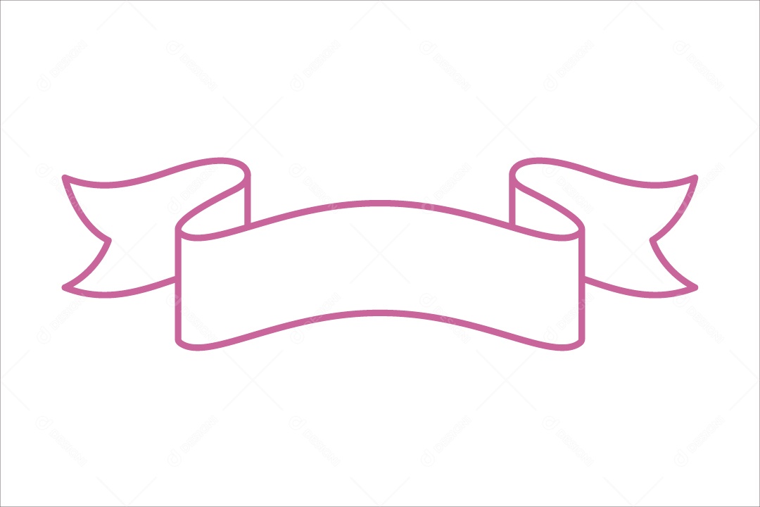 Faixa Outubro Rosa Ilustração Vetor EPS