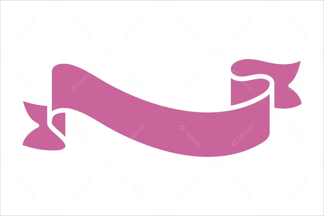 Faixa Outubro Rosa Ilustração Vetor EPS