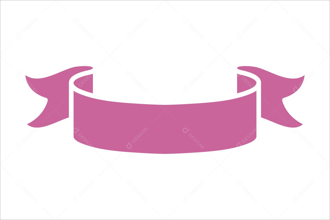 Faixa Outubro Rosa Ilustração Vetor EPS