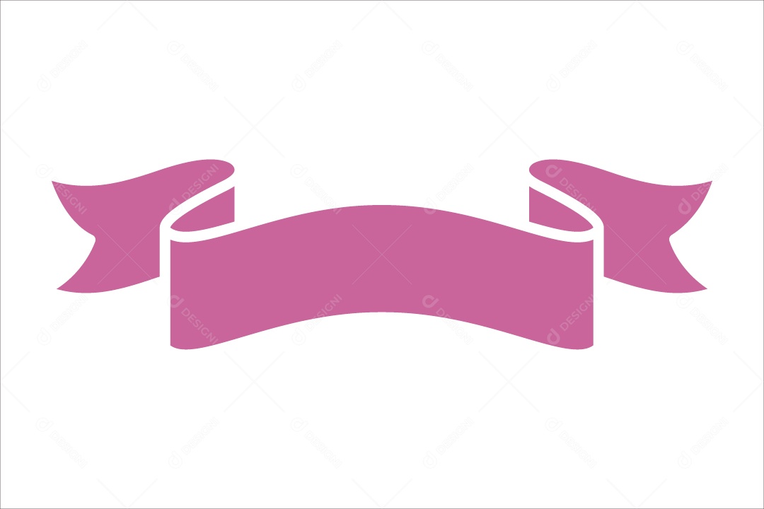 Faixa Outubro Rosa Ilustração Vetor EPS