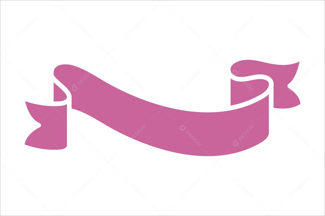 Faixa Outubro Rosa Ilustração Vetor EPS