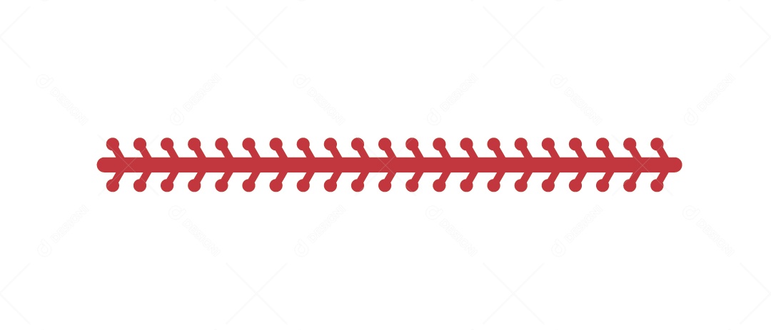 Listra de Bola de Baseball Ilustração Vetor EPS