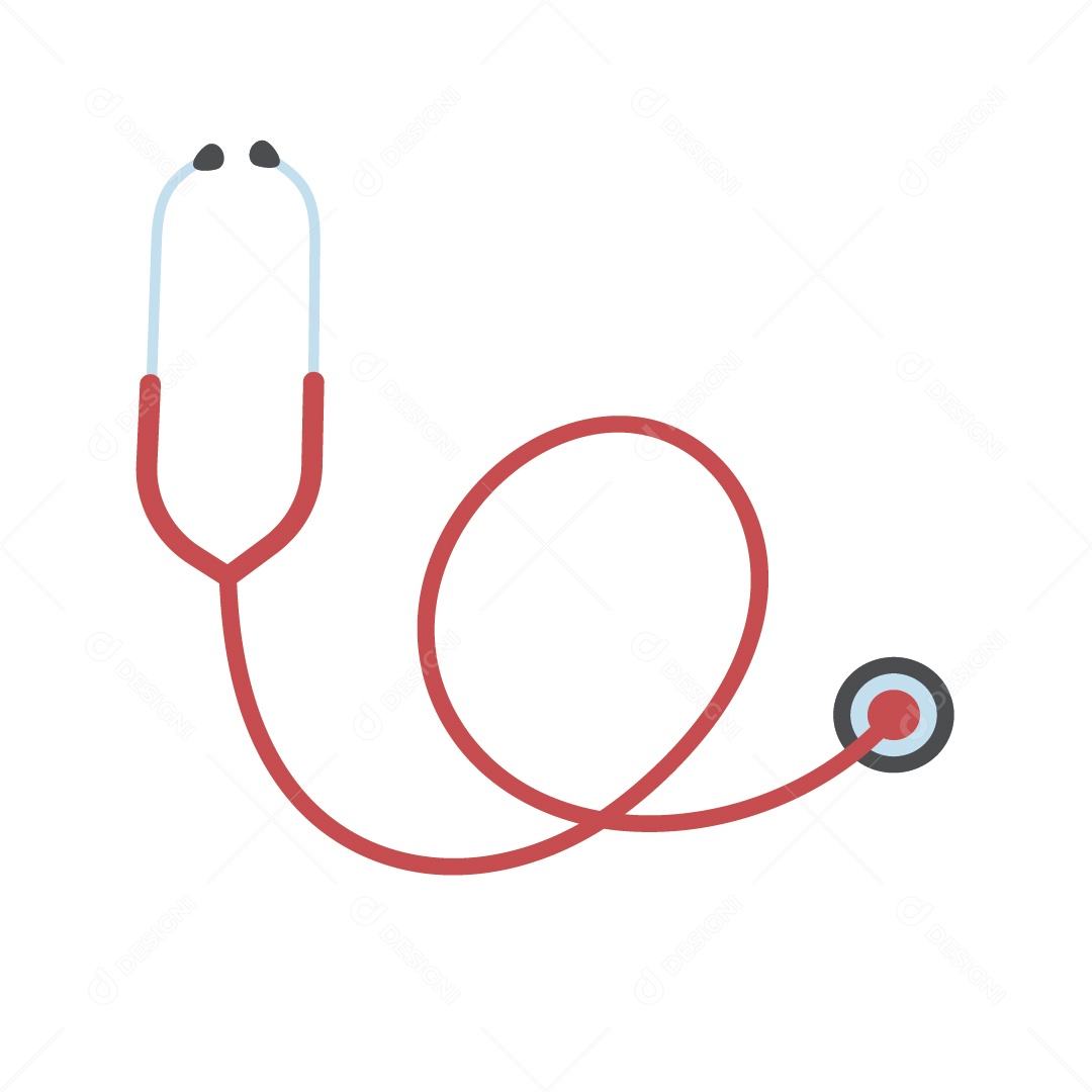 Ilustração de Estetoscópio Vetor EPS