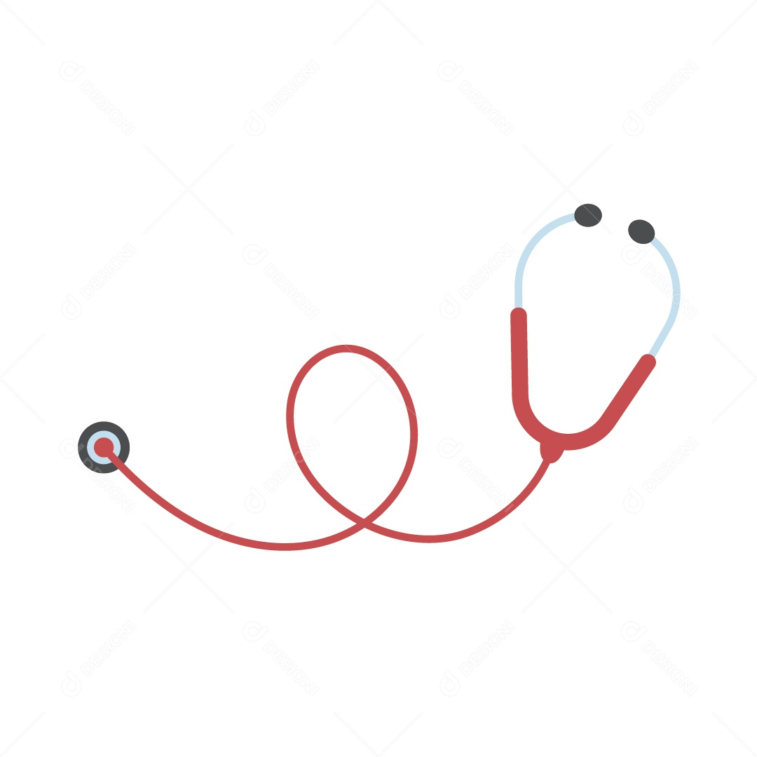 Ilustração de Estetoscópio Vetor EPS