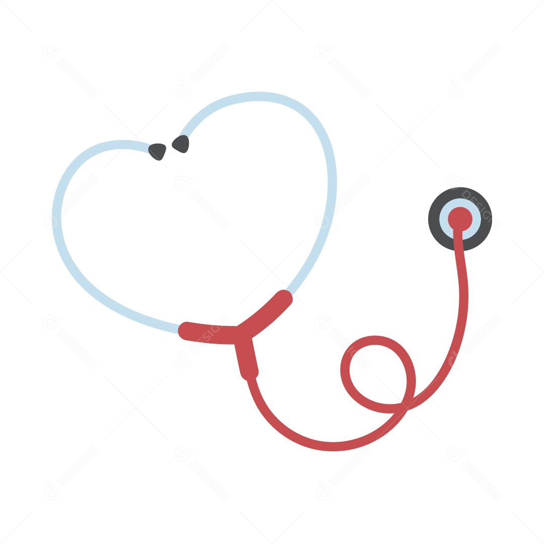 Ilustração de Estetoscópio Vetor EPS