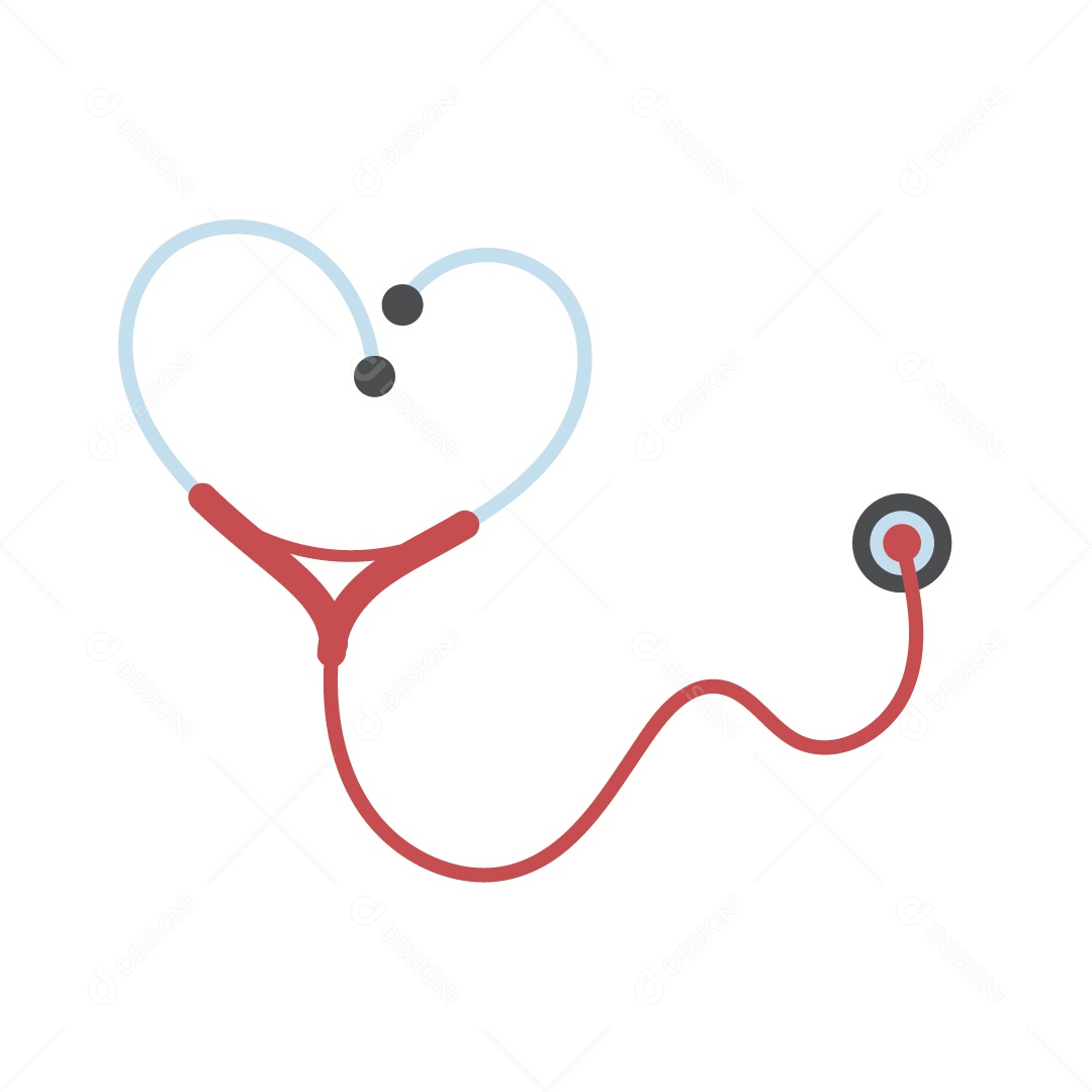 Estetoscópio Ilustração Vetor EPS
