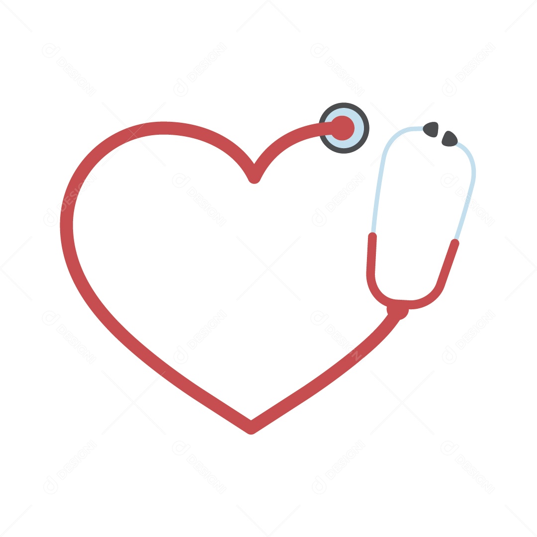 Estetoscópio Ilustração Vetor EPS