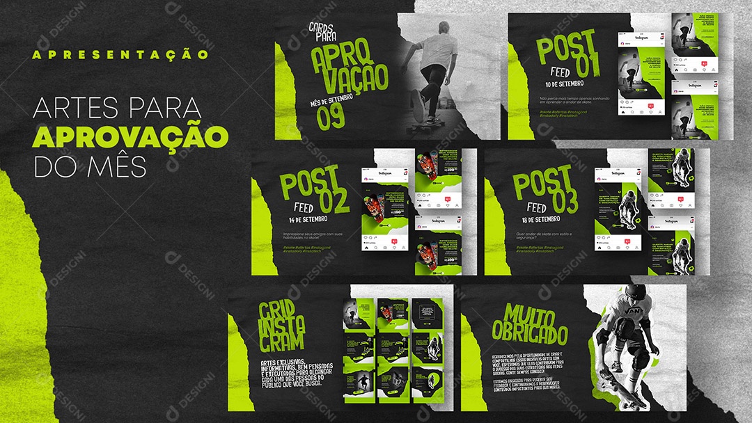 Proposta Comercial Skate PSD Editável