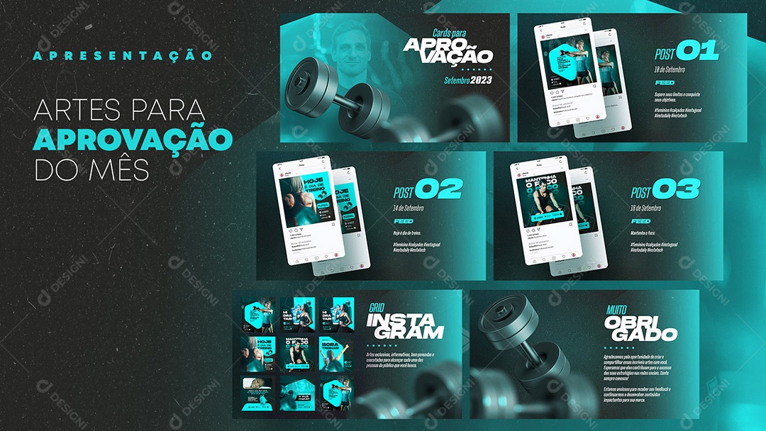 Proposta Comercial Academia PSD Editável