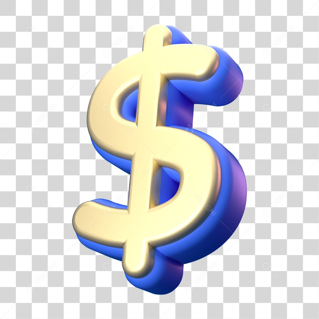 Elemento 3D Ícone de Negócios Financeiros PNG Transparente
