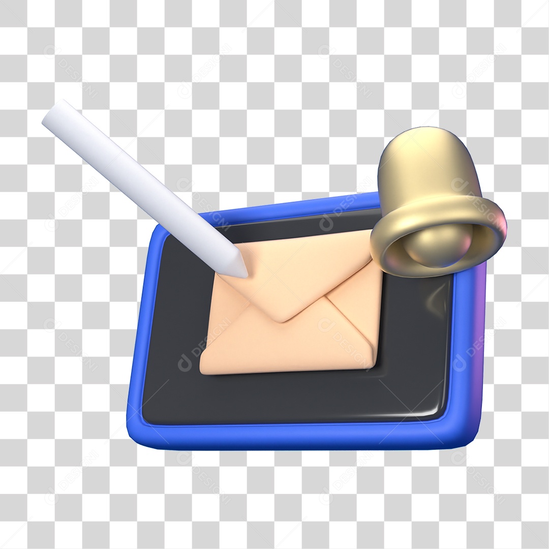 Elemento 3D Ícone de Negócios Financeiros PNG Transparente