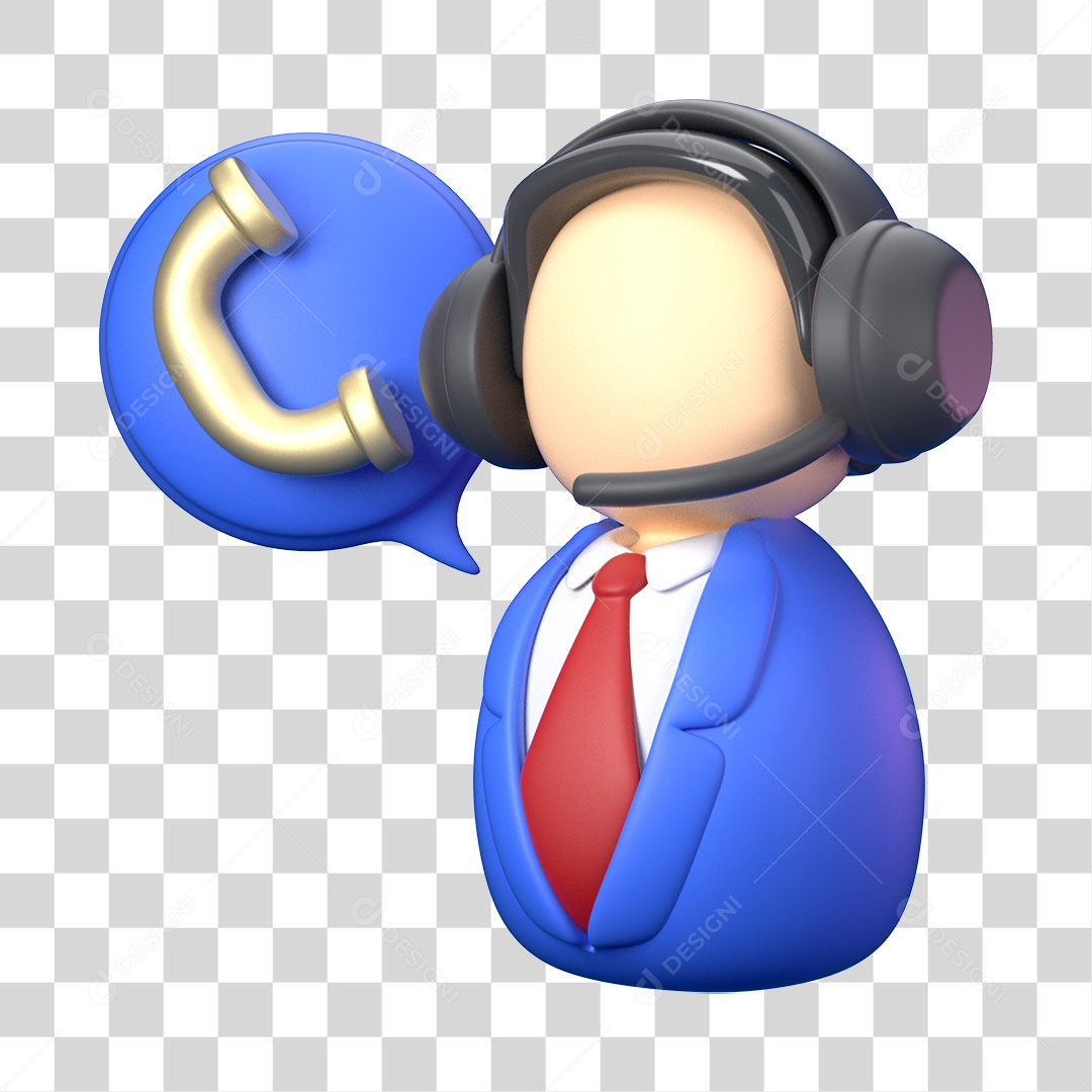 Elemento 3D Ícone de Negócios Financeiros PNG Transparente