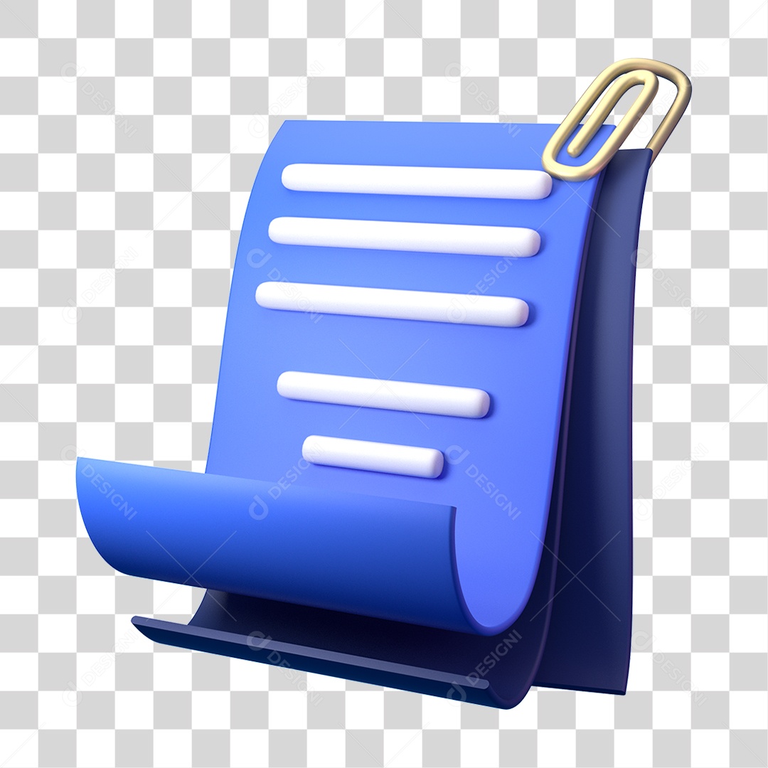 Elemento 3D Ícone de Negócios Financeiros Textos PNG Transparente