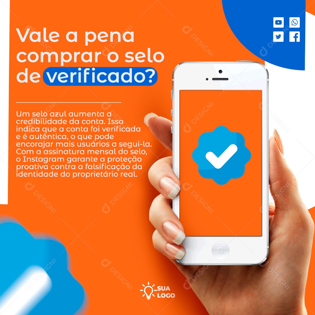 Vale a Pena Comprar o Selo Marketing Digital Social Media PSD Editável