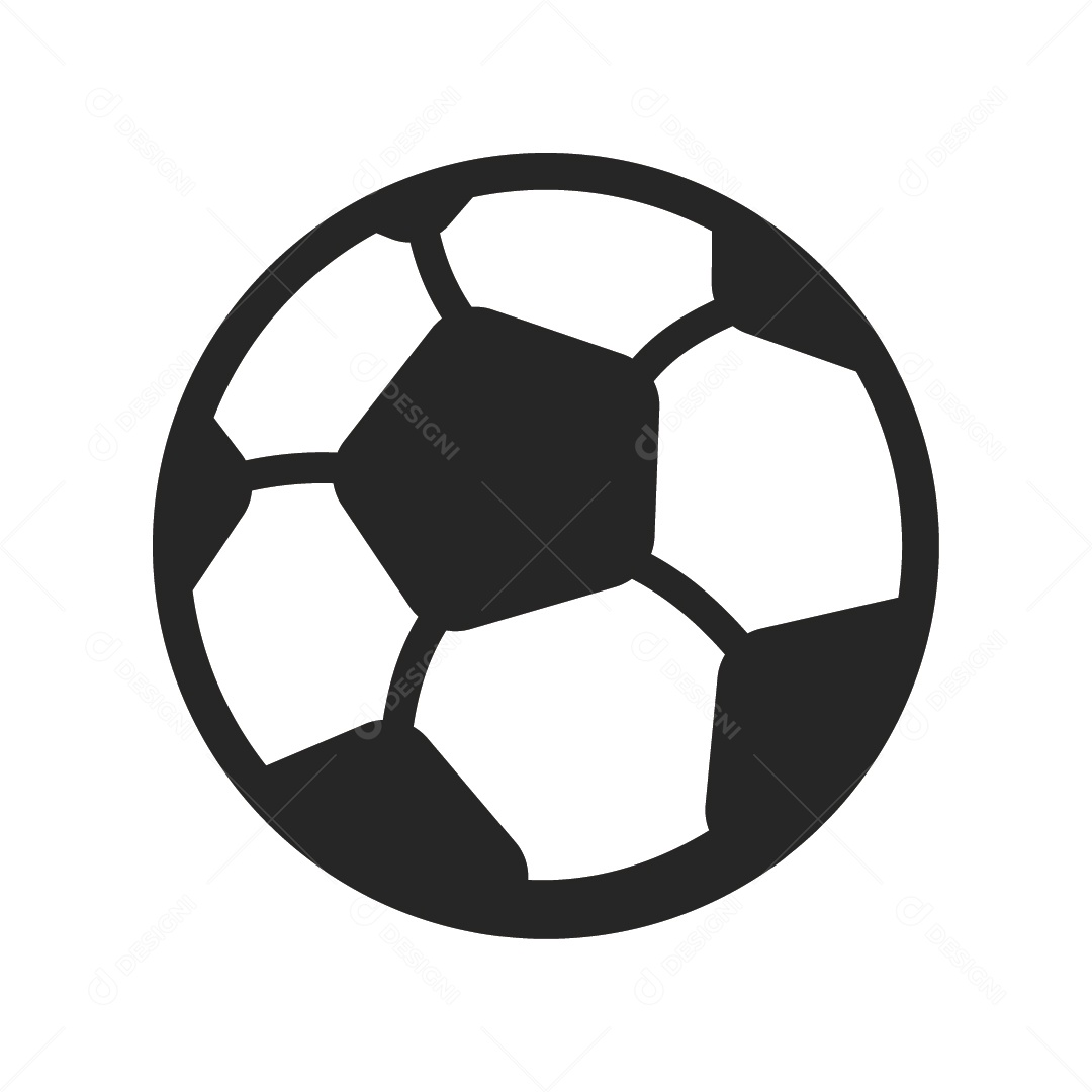 Bola de Futebol Ilustração Vetor EPS