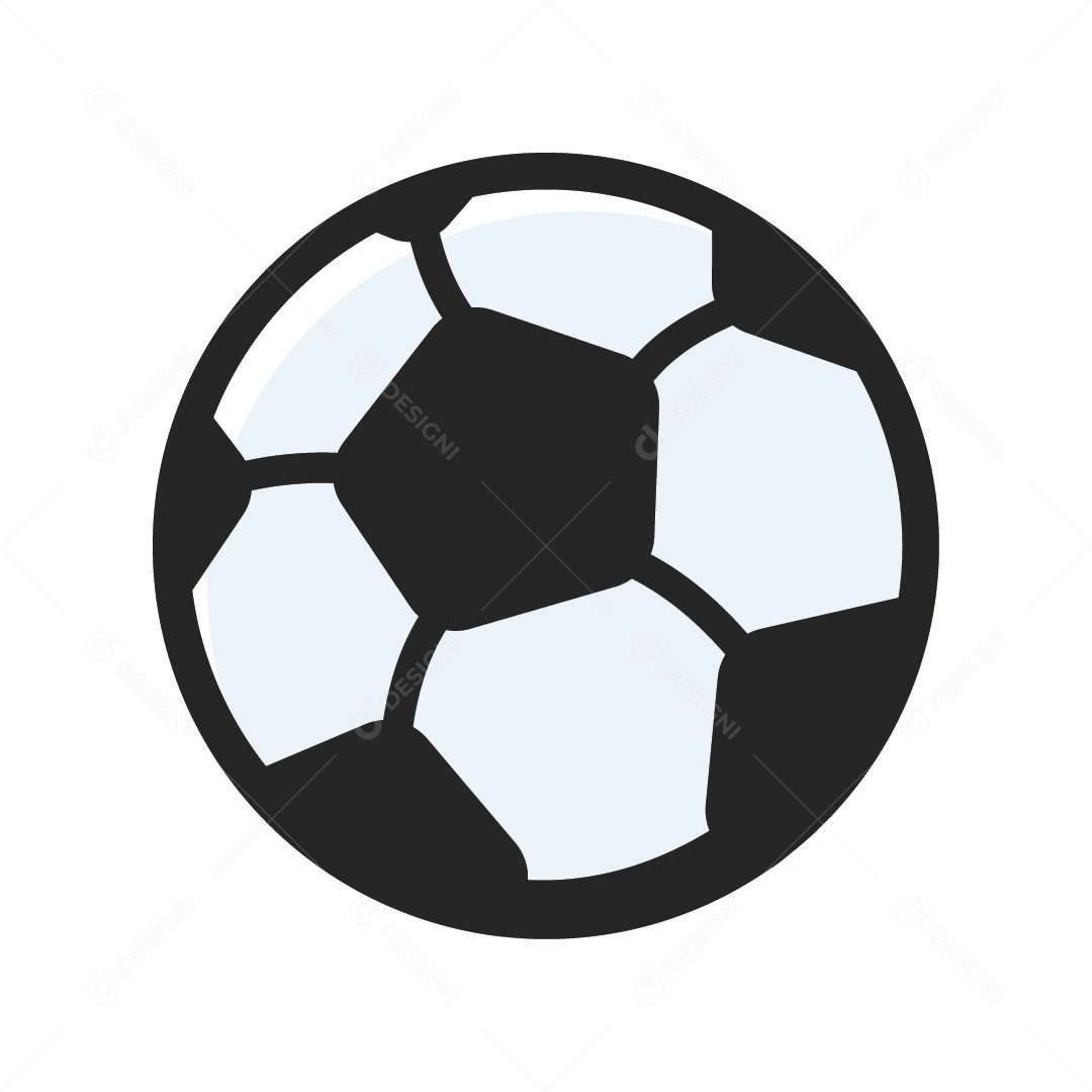 Bola de Futebol Ilustração Vetor EPS